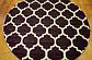 6' x 6' Trellis Round Rug thumbnail