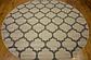 8' x 8' Lattice Round Rug thumbnail