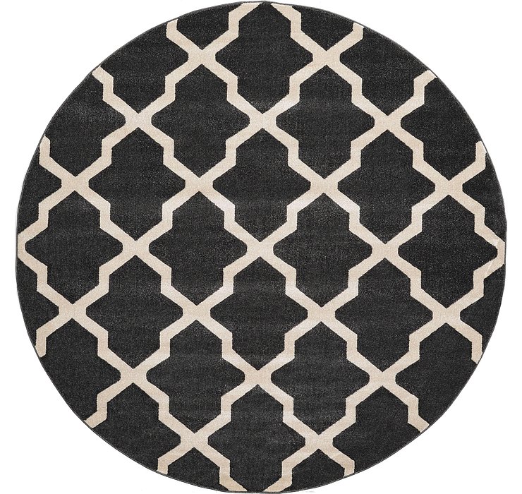 8' x 8' Trellis Round Rug
