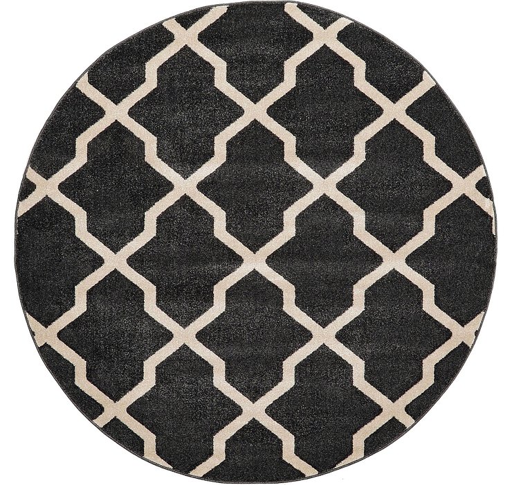 185cm x 185cm Trellis Round Rug