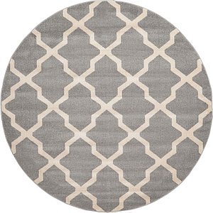 8' x 8' Trellis Round Rug