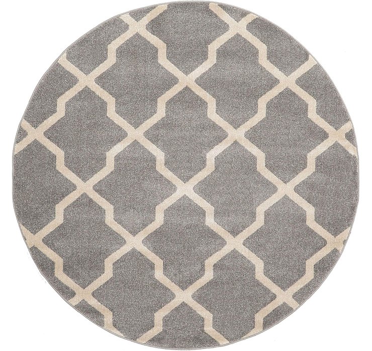 6' x 6' Trellis Round Rug