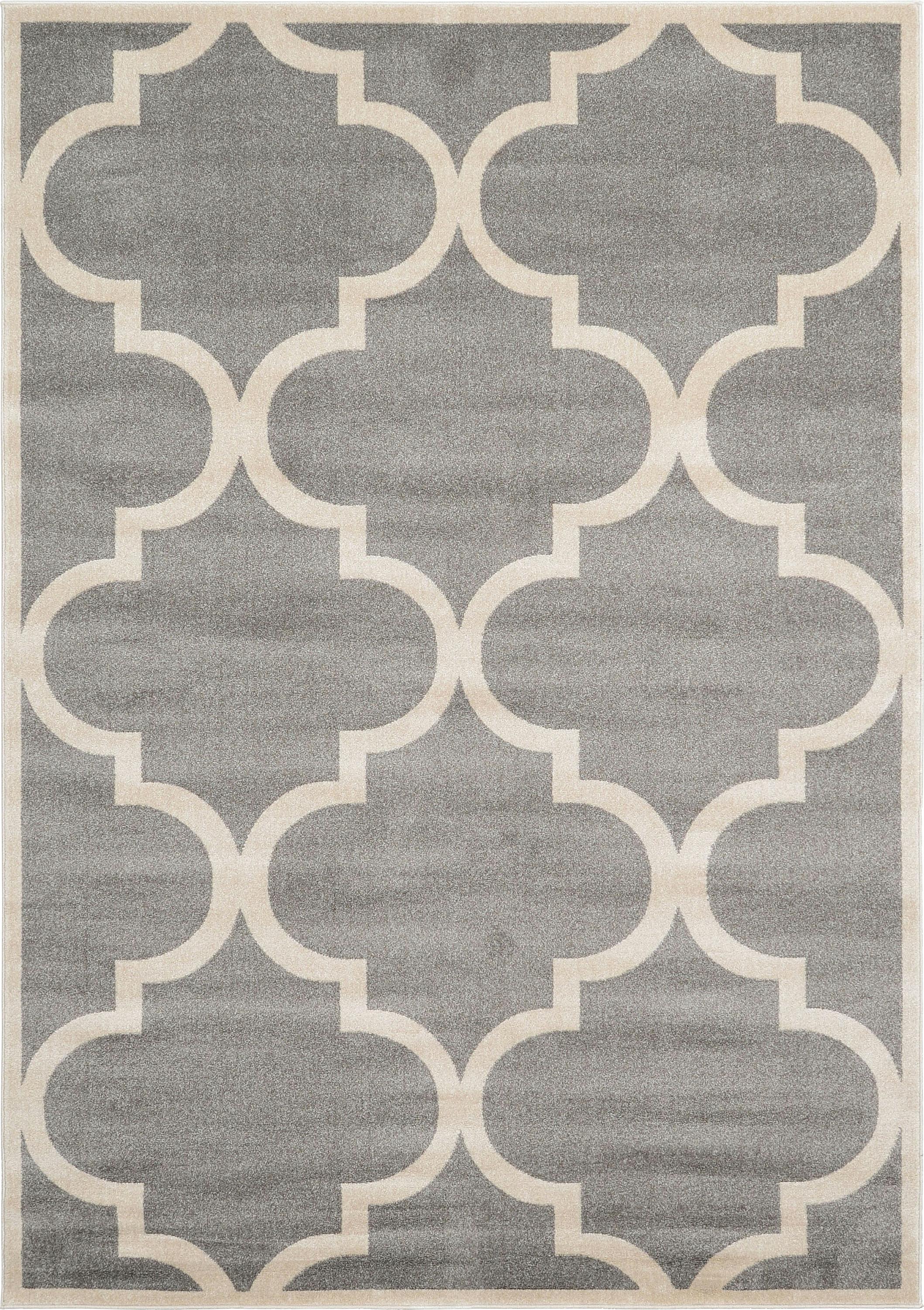 Gray 7' x 10' Trellis Rug eSaleRugs