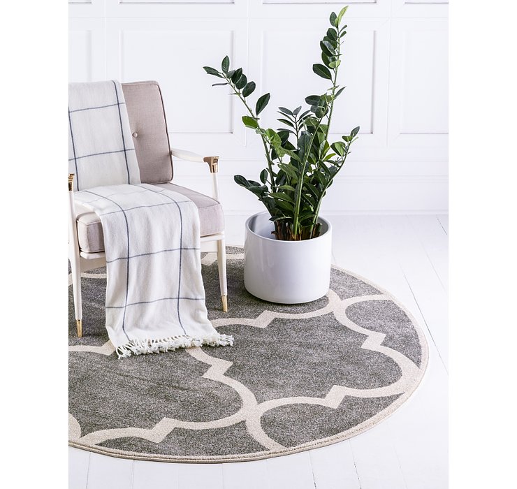 6' x 6' Trellis Round Rug