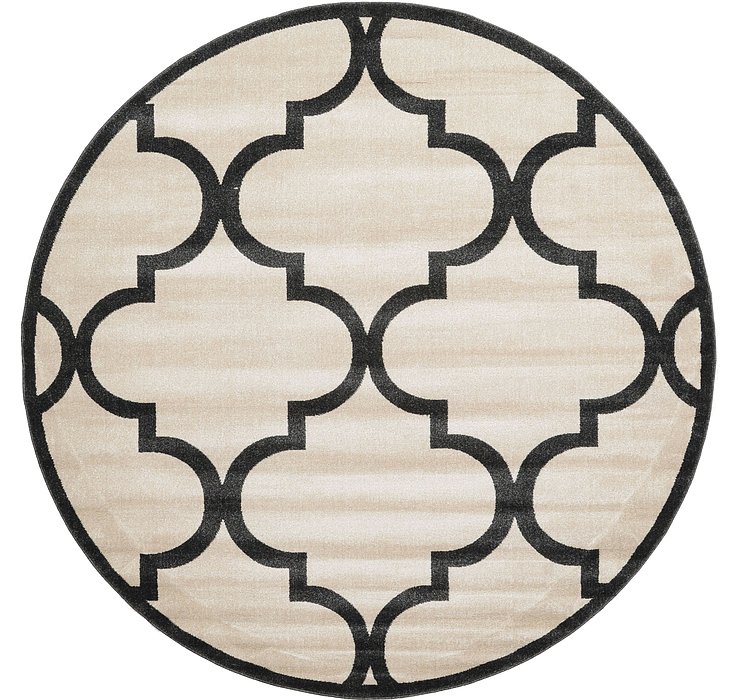 8' x 8' Trellis Round Rug