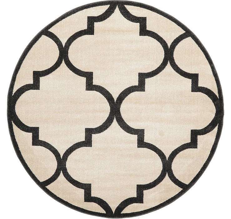 6' x 6' Trellis Round Rug