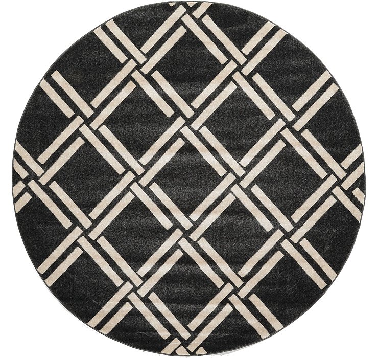 8' x 8' Trellis Round Rug
