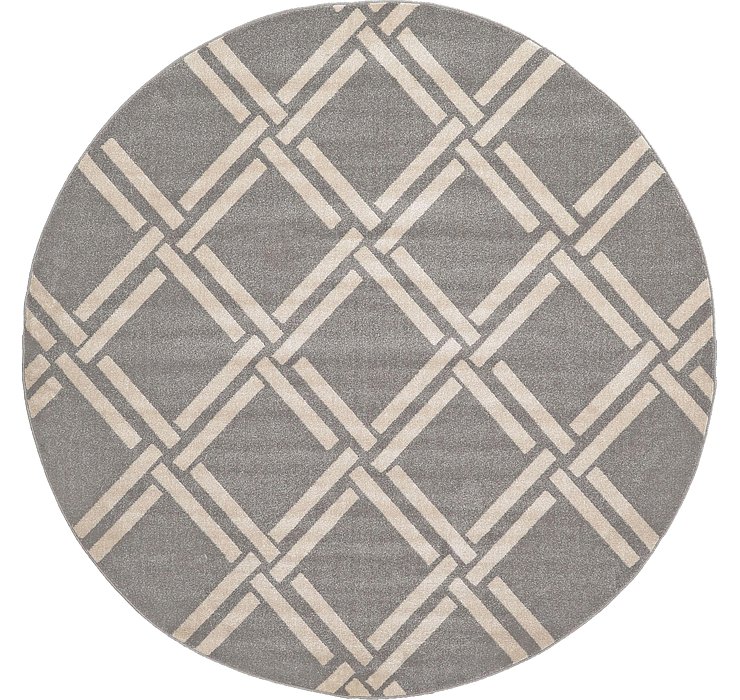 8' x 8' Trellis Round Rug