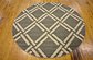6' x 6' Lattice Round Rug thumbnail image 2