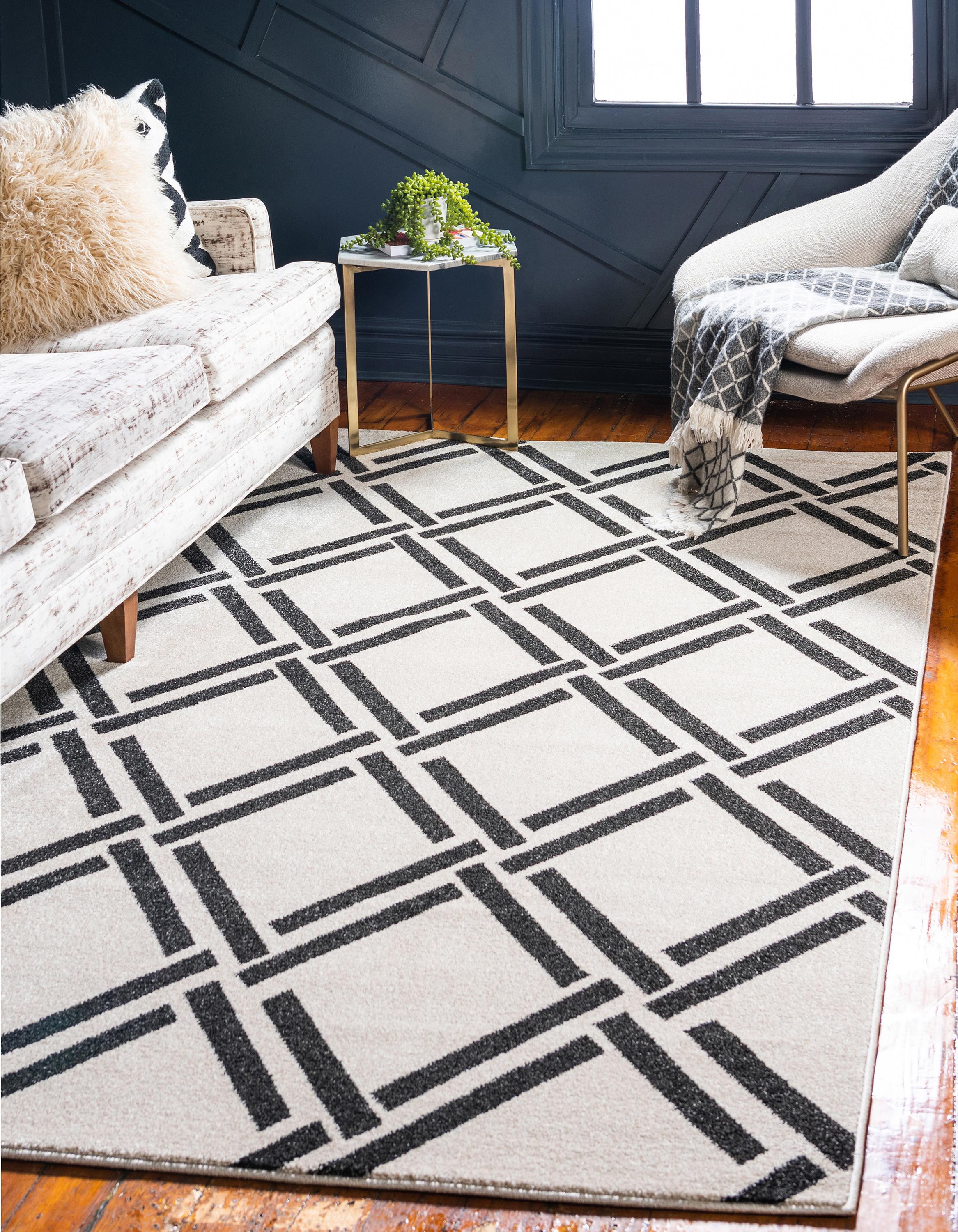 Beige 9' x 12' Trellis Rug eSaleRugs