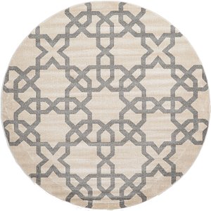 8' x 8' Trellis Round Rug
