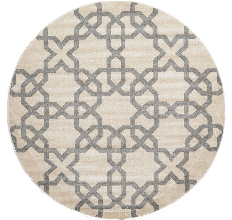 8' x 8' Trellis Round Rug