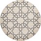 8' x 8' Trellis Round Rug thumbnail image 1