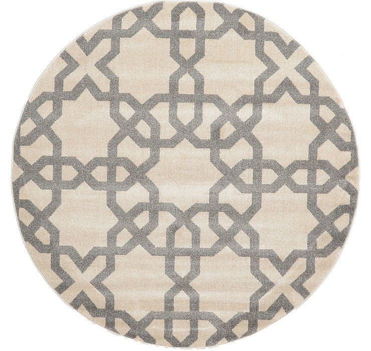 6' x 6' Trellis Round Rug