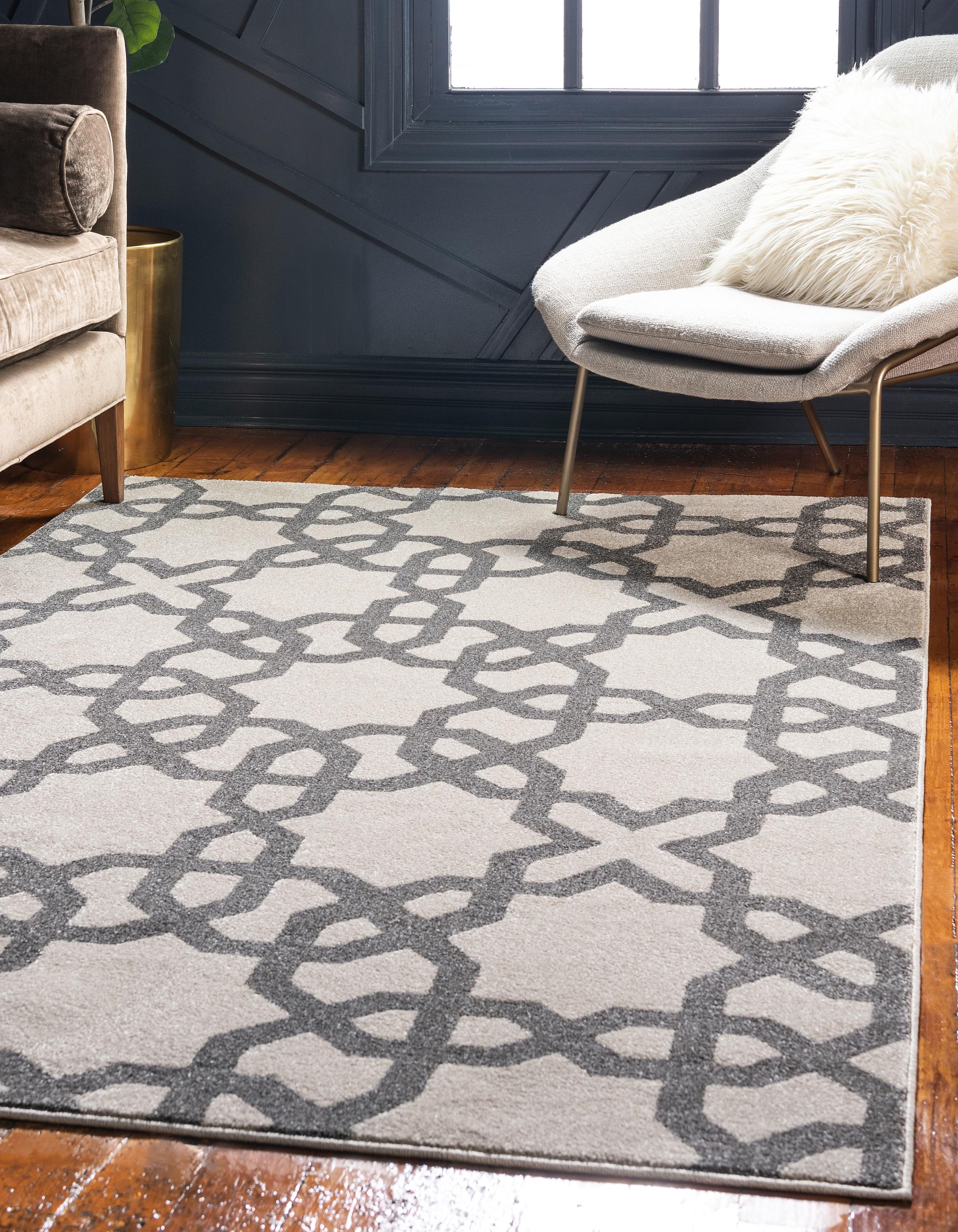 Beige 9' x 12' Trellis Rug eSaleRugs