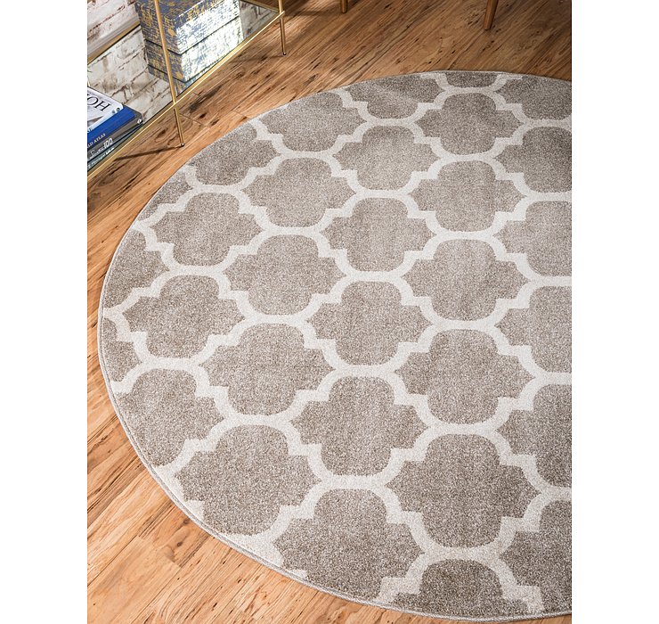 6' x 6' Trellis Round Rug