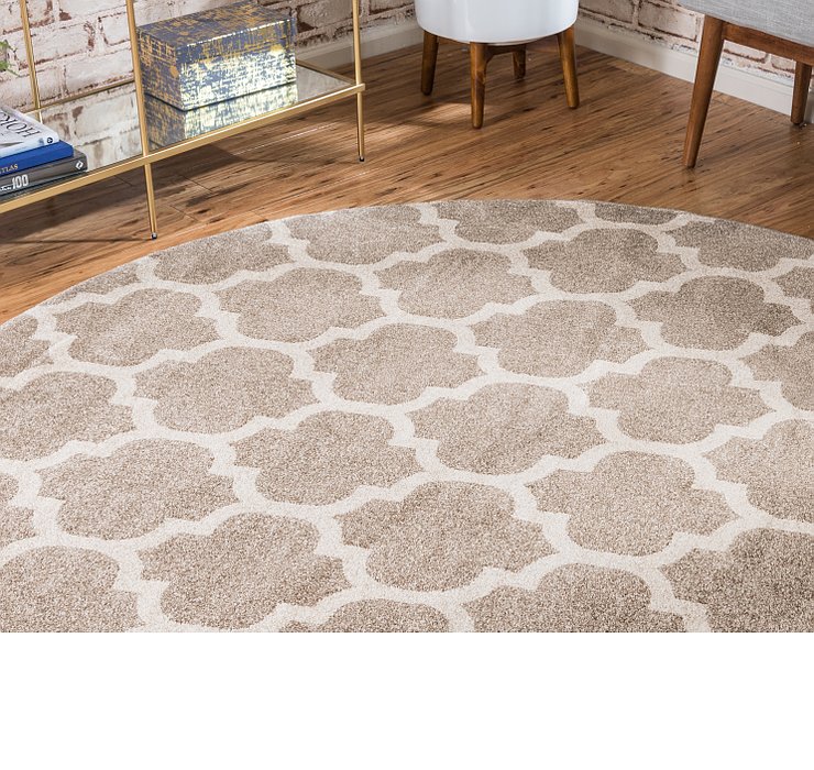 10' x 10' Trellis Round Rug