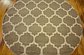 6' x 6' Lattice Round Rug thumbnail image 7