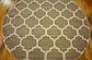 6' x 6' Lattice Round Rug thumbnail