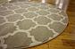 6' x 6' Lattice Round Rug thumbnail