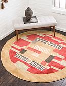 6' x 6' Kashkuli Gabbeh Round Rug thumbnail image 1