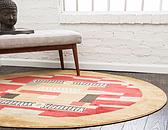 6' x 6' Kashkuli Gabbeh Round Rug thumbnail image 2