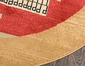 6' x 6' Kashkuli Gabbeh Round Rug thumbnail image 7
