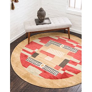 185cm x 185cm Kashkuli Gabbeh Round Rug