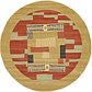 6' x 6' Kashkuli Gabbeh Round Rug thumbnail image 8