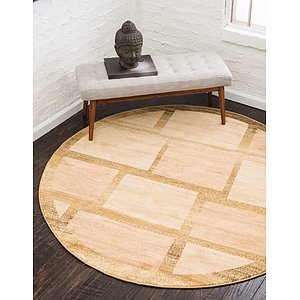 Unique Loom 8' x 8' Fars Round Rug