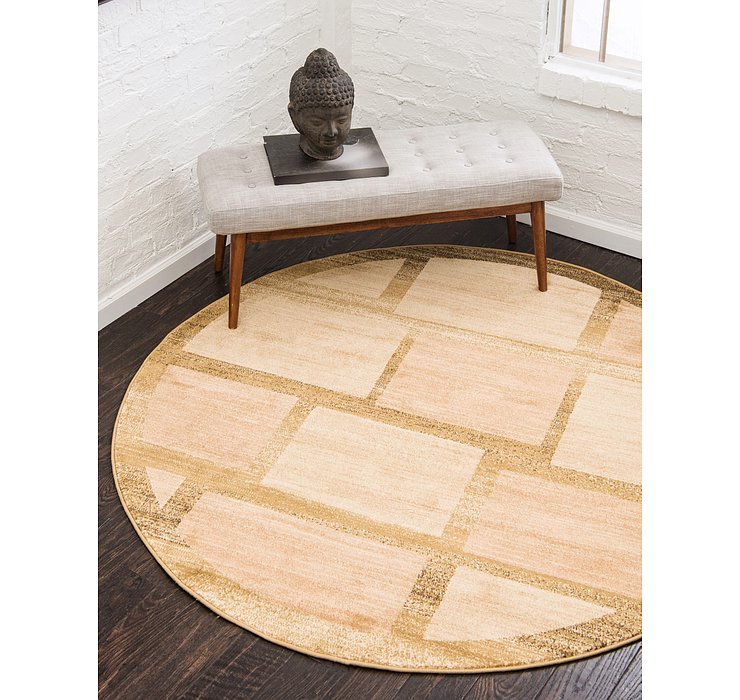 6' x 6' Kashkuli Gabbeh Round Rug