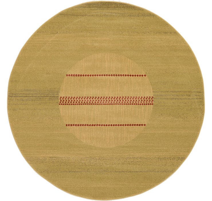 6' x 6' Kashkuli Gabbeh Round Rug
