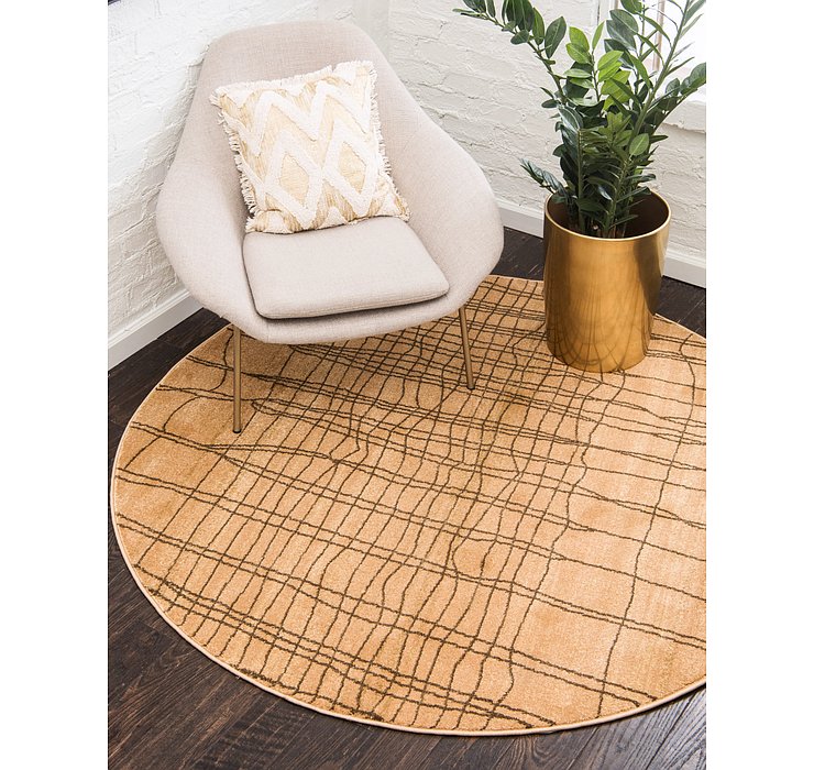 8' x 8' Kashkuli Gabbeh Round Rug