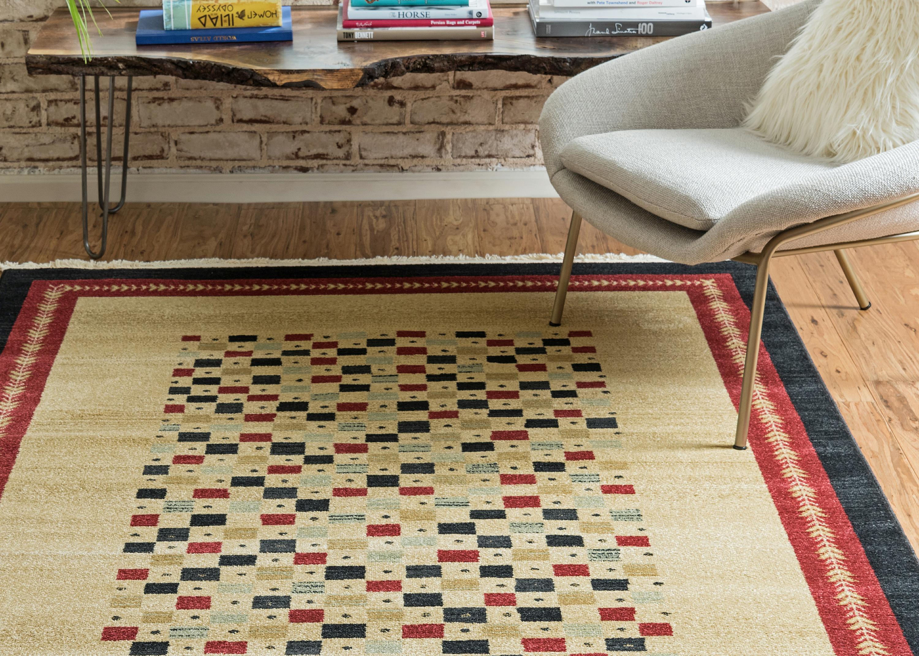 Beige 8' x 10' Kashkuli Gabbeh Rug Rugs.ca