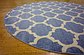 8' x 8' Trellis Round Rug thumbnail image 16