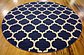 8' x 8' Trellis Round Rug thumbnail image 9
