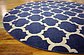 8' x 8' Trellis Round Rug thumbnail image 16