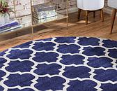 8' x 8' Lattice Round Rug thumbnail