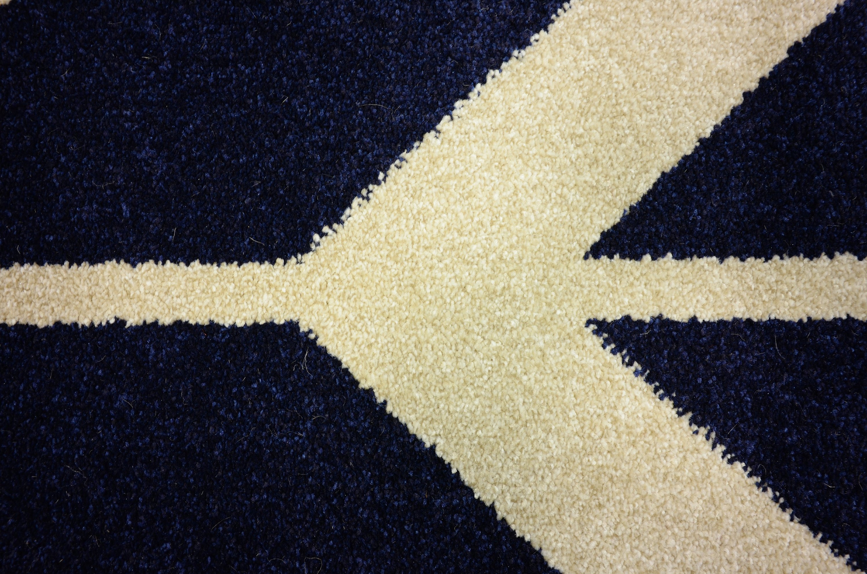 Navy Blue 7' x 10' Chevron Rug Area Rugs eSaleRugs