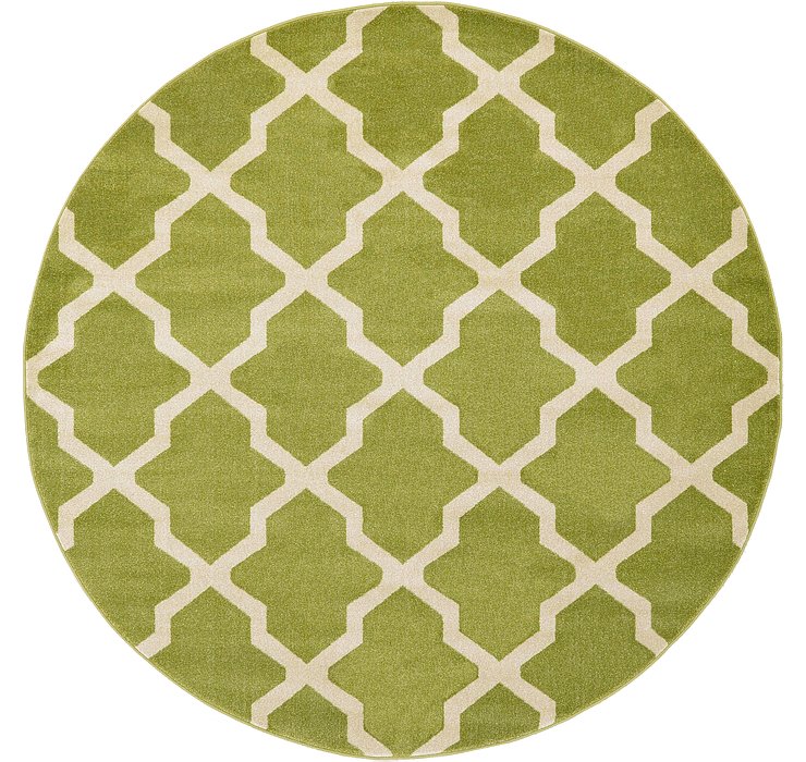 8' x 8' Trellis Round Rug