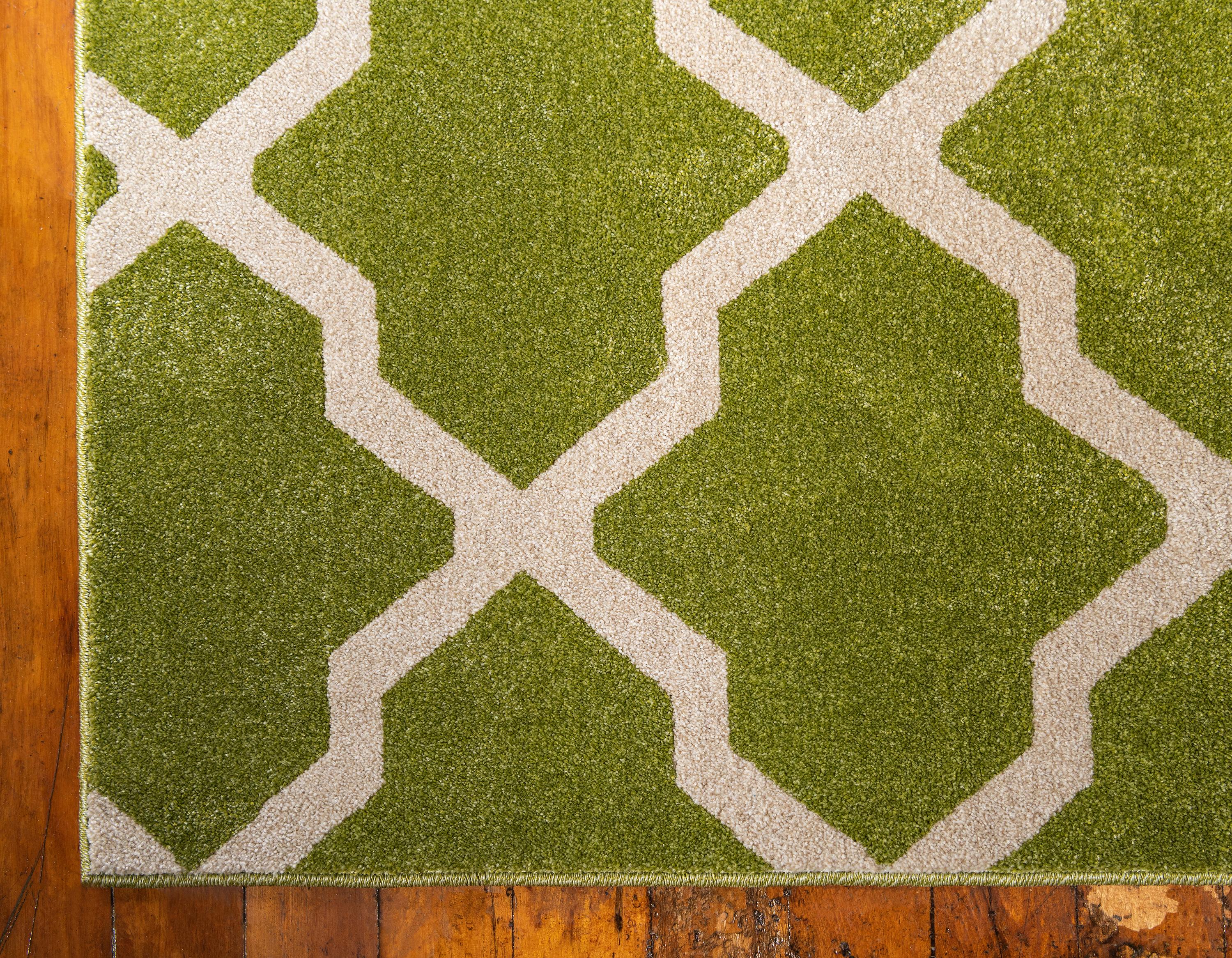 Green 3' 3 x 5' 3 Trellis Rug Area Rugs Rugs.ca