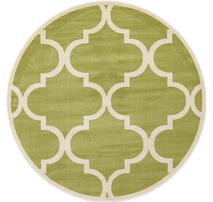 8' x 8' Trellis Round Rug