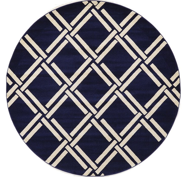8' x 8' Trellis Round Rug
