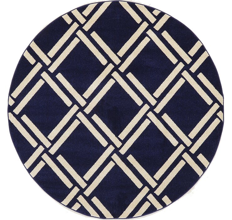 185cm x 185cm Trellis Round Rug