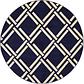 6' x 6' Trellis Round Rug thumbnail
