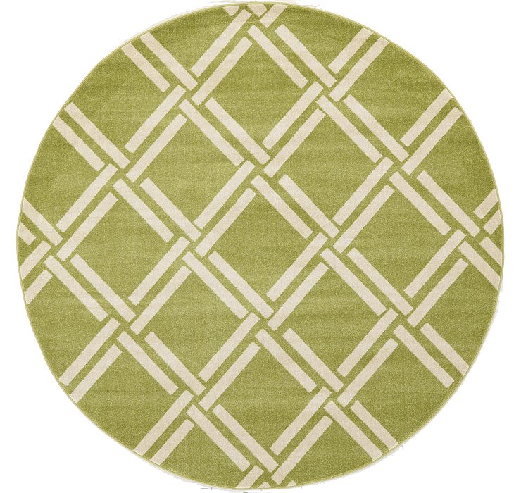 8' x 8' Lattice Round Rug