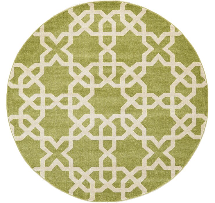 8' x 8' Trellis Round Rug