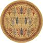 8' x 8' Kashkuli Gabbeh Round Rug thumbnail