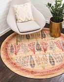 6' x 6' Kashkuli Gabbeh Round Rug thumbnail