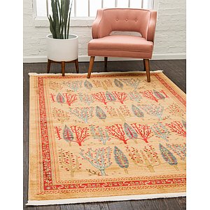 Unique Loom 6' x 9' Fars Rug